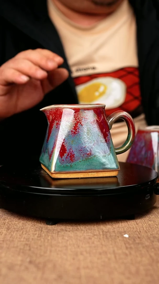 【闪购商品】837#省工一级品原矿钧瓷炉钧釉公道杯