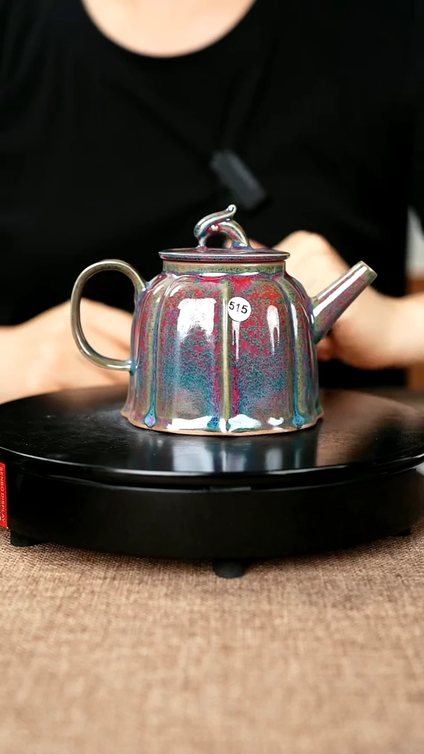 杯子515#于大鹏一级品原矿钧瓷凤仪壶