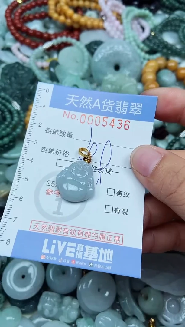 翡翠未镶嵌吊坠(不含链)翡翠