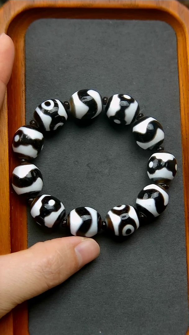 【闪购商品】玛瑙/玉髓珠宝半成品未镶嵌多宝手串11颗