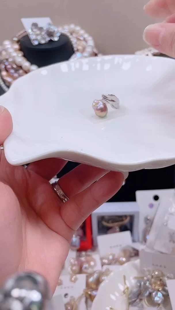 未镶嵌戒指淡水珍珠【纯恬饰品】