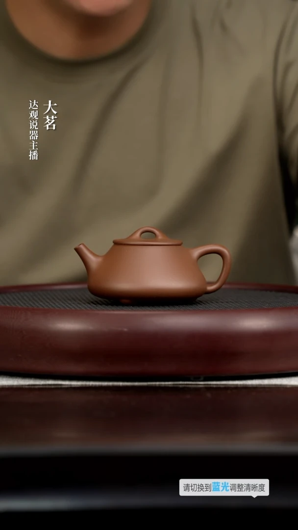 茶壶紫砂茗DG15耕砂堂耿景峰平盖石瓢紫泥240