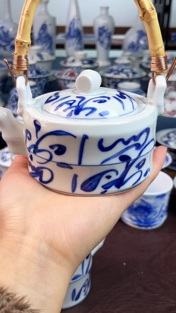 【闪购商品】微瑕   景德镇手工手绘茶具