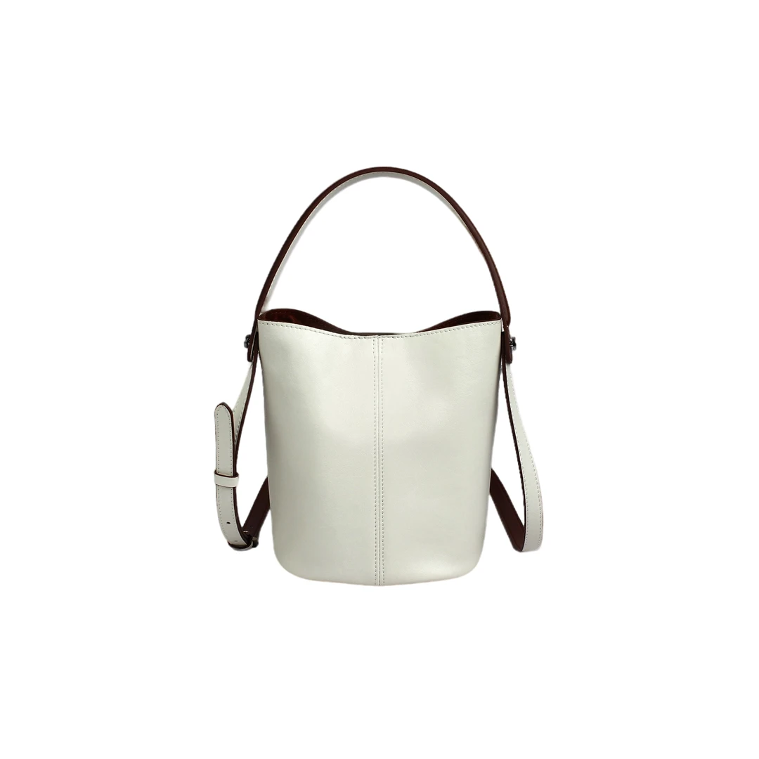 新款韩版小众设计包百搭水桶包BK-1071-白色