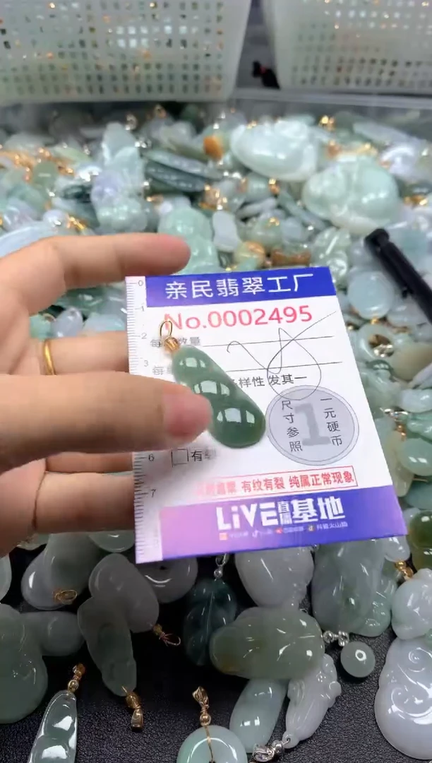 吊坠(不含链)未镶嵌翡翠2495