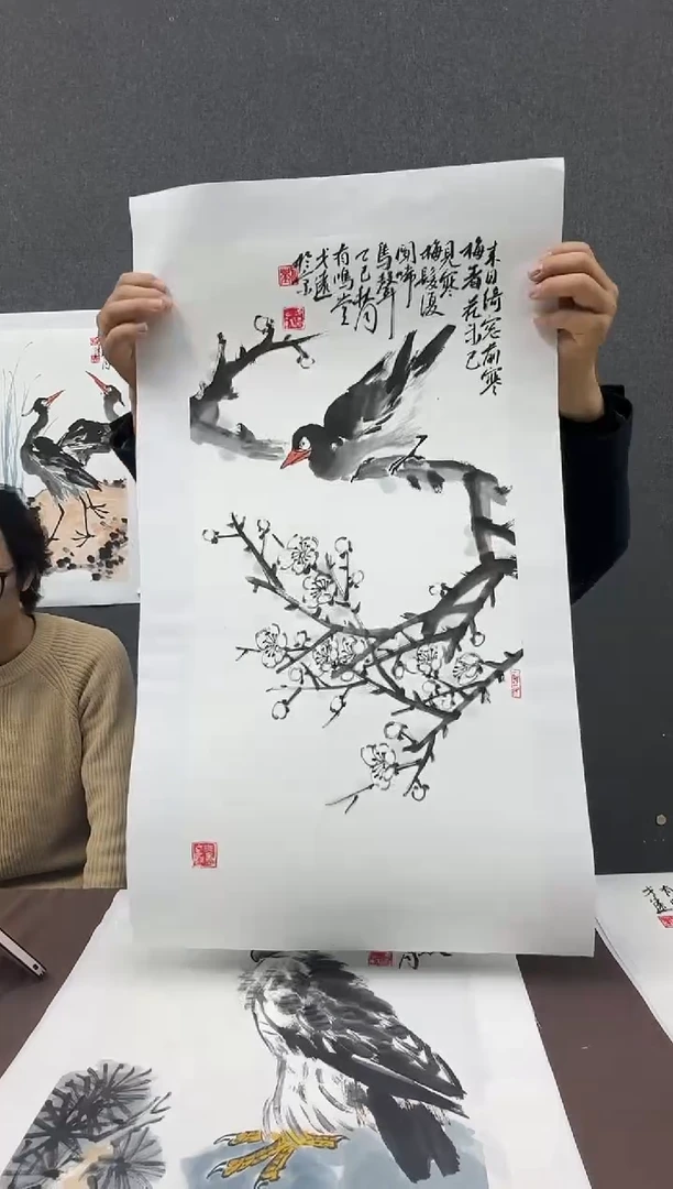 国画戈老师国画作品