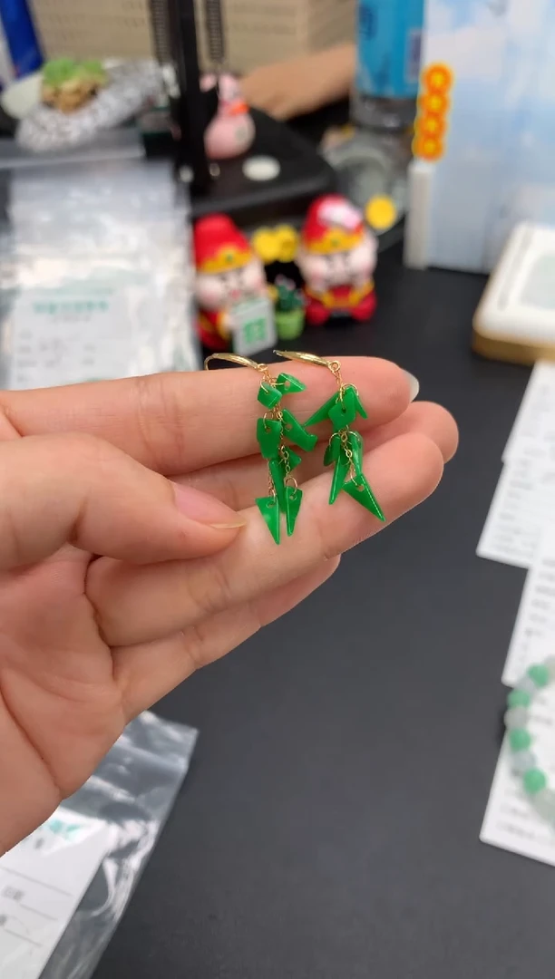 定制翡翠18K金镶嵌模式推广期48小时鉴赏期