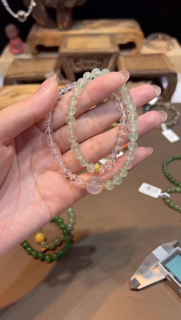 水晶手链未镶嵌手饰@@F4975