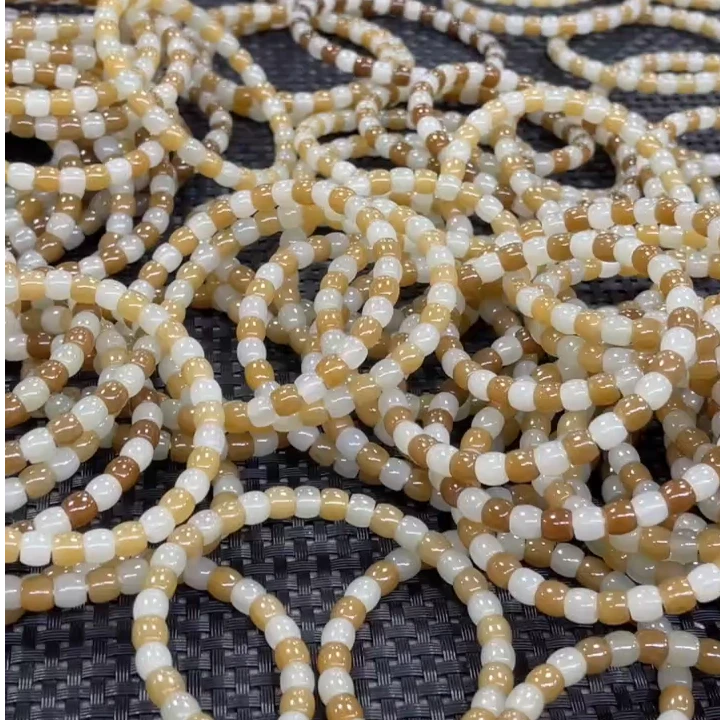 【老郑家】和田玉DIY手串一条 约6mm (多样性发一件)