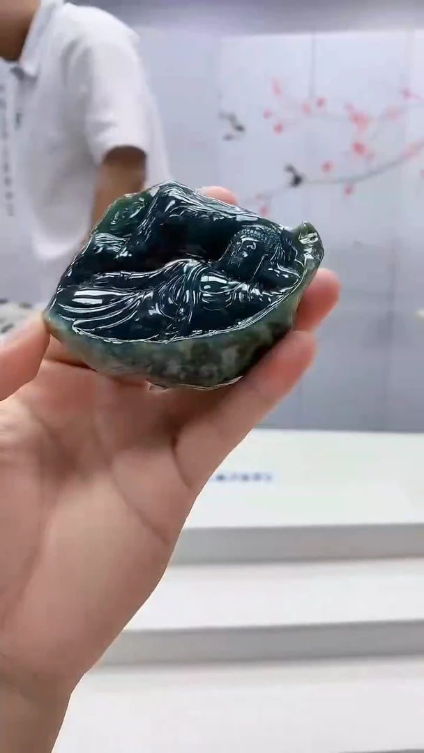 定制翡翠未镶嵌5145bb-毛货挂件72