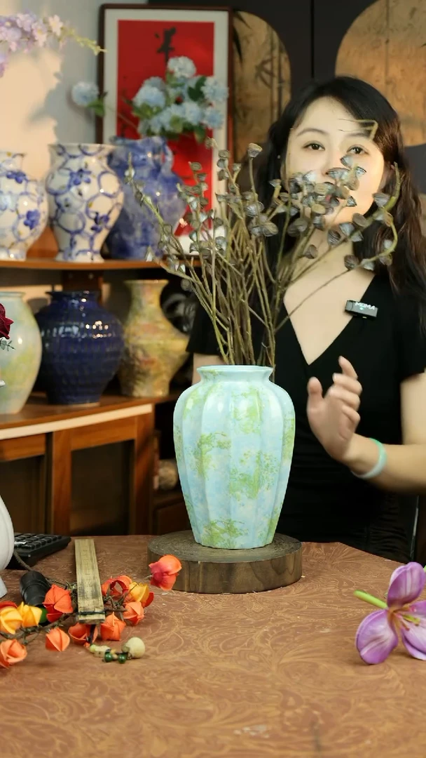 摆件天空之境绵绵瓶