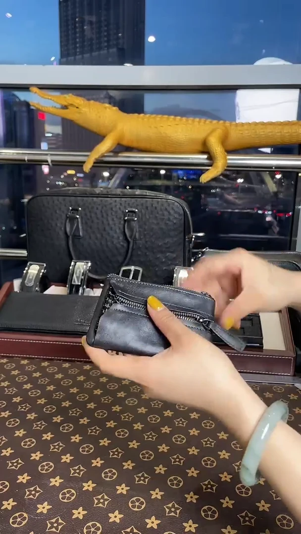 牛皮（革）韩爵绅士包包皮具292