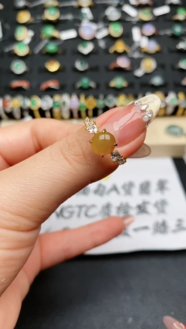 【闪购商品】翡翠戒指银S925镶嵌...........