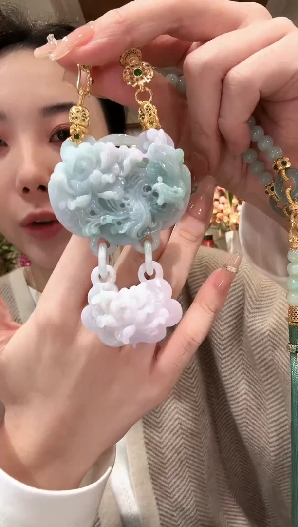 【闪购商品】翡翠颈饰未镶嵌国风
