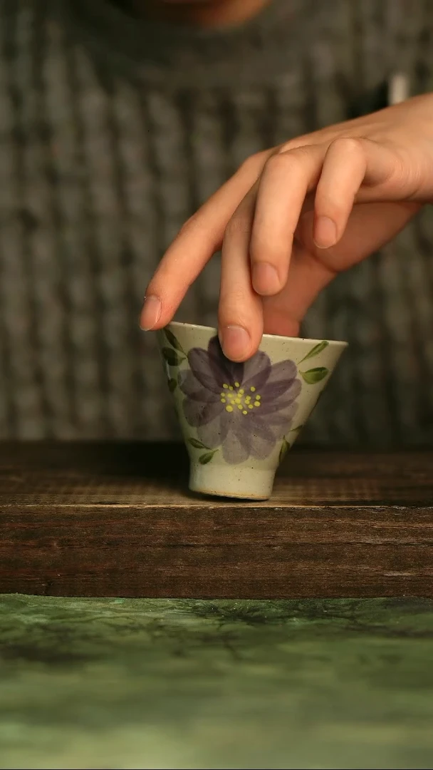 瓷器青诗集手工手绘瓷器