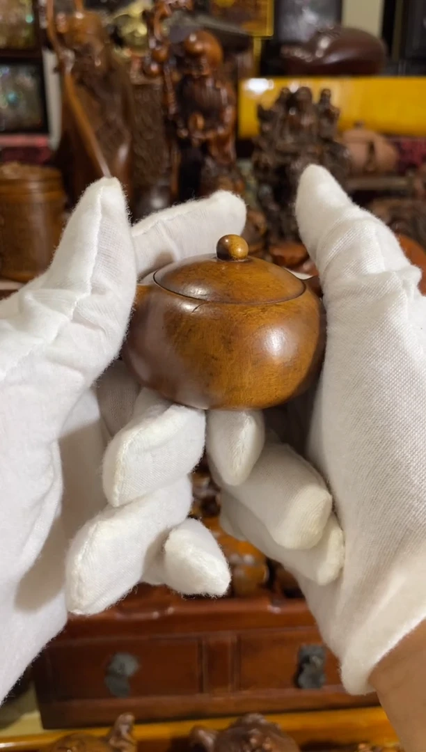 木小叶黄杨小件素面壶