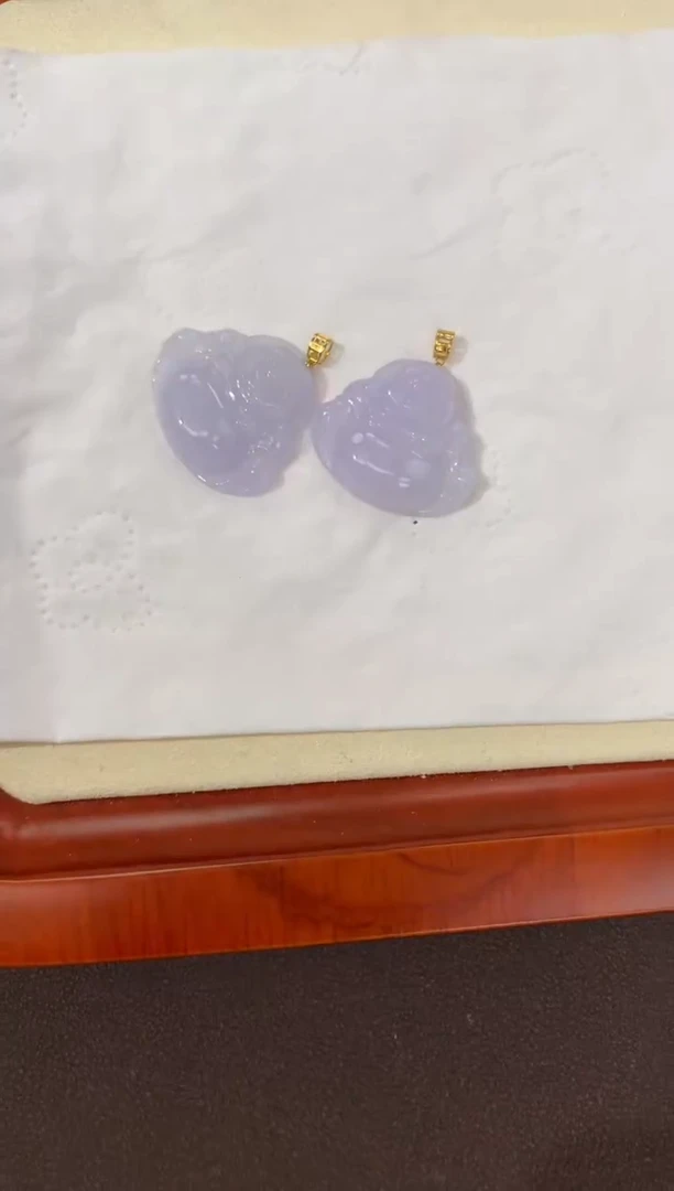 【闪购商品】翡翠颈饰18K金镶嵌天然缅甸a货翡翠(多样性发其一)