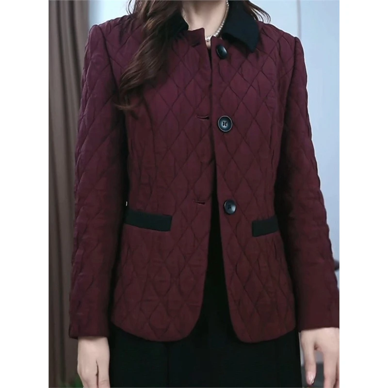 高级蓄热棉棉衣外套女秋冬2025新款大码时尚保暖显瘦洋气棉服上衣
