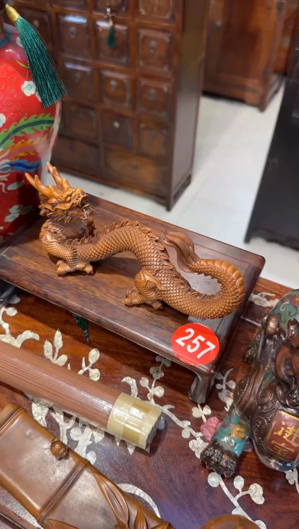 木木头款黄花梨雕刻龙598