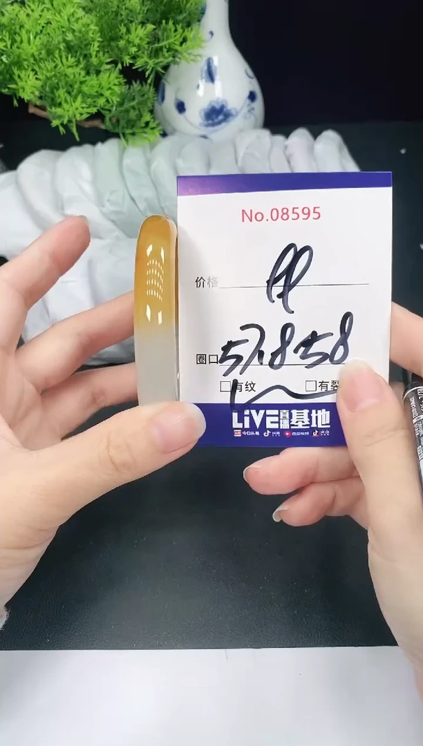 未镶嵌手镯翡翠8595