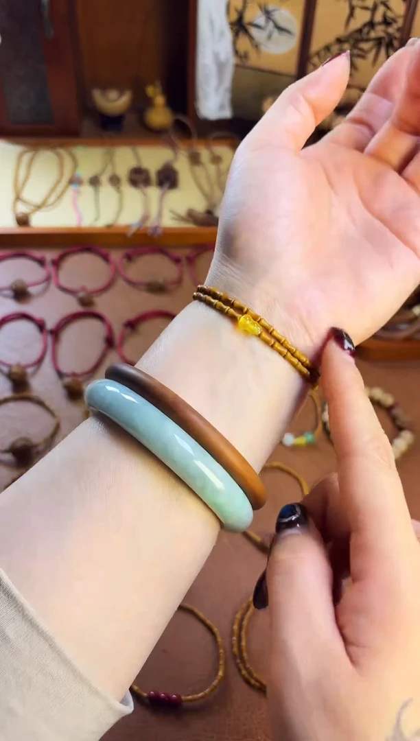 手串桃核古桃坊双圈福禄