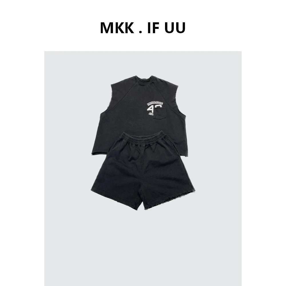 DiDi推荐 潮牌设计师 美式复古重磅卫衣套装