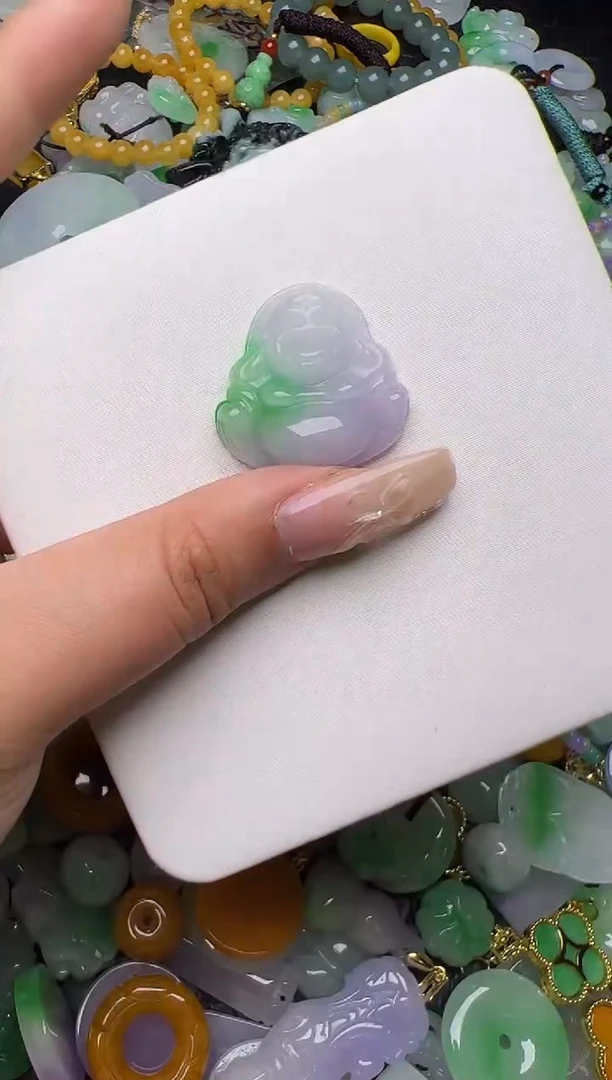 翡翠未镶嵌颈饰天然缅甸翡翠吊坠