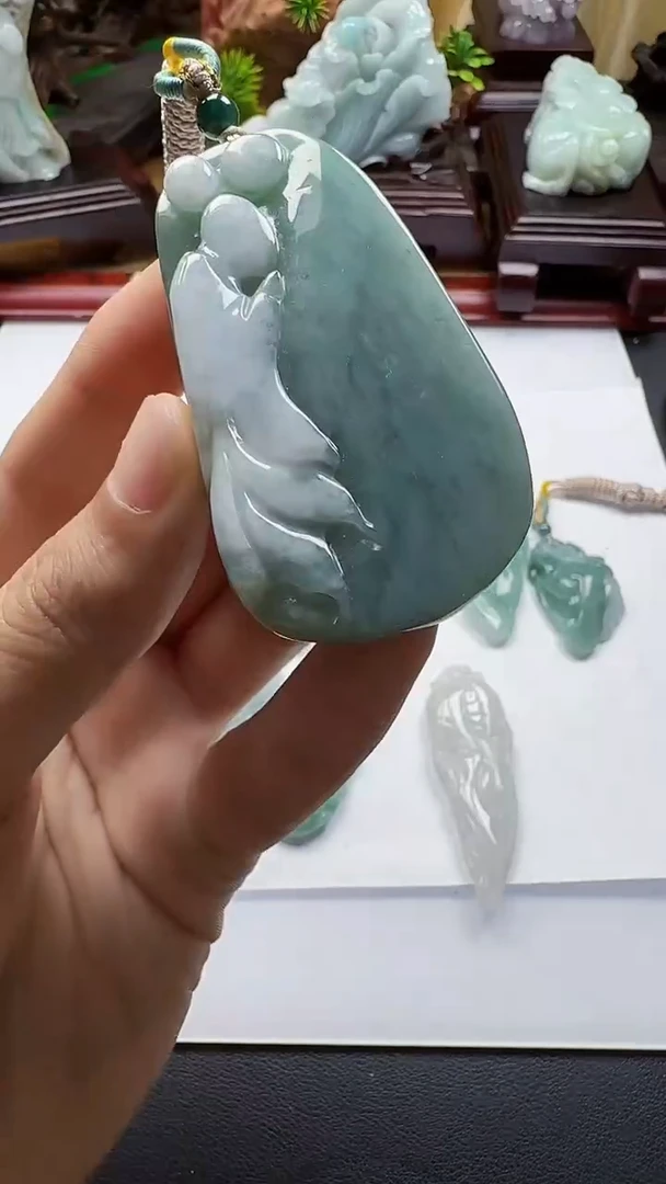 吊坠(不含链)未镶嵌翡翠1