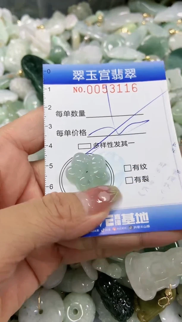 【闪购商品】翡翠颈饰未镶嵌闪购0053116多样性发其一