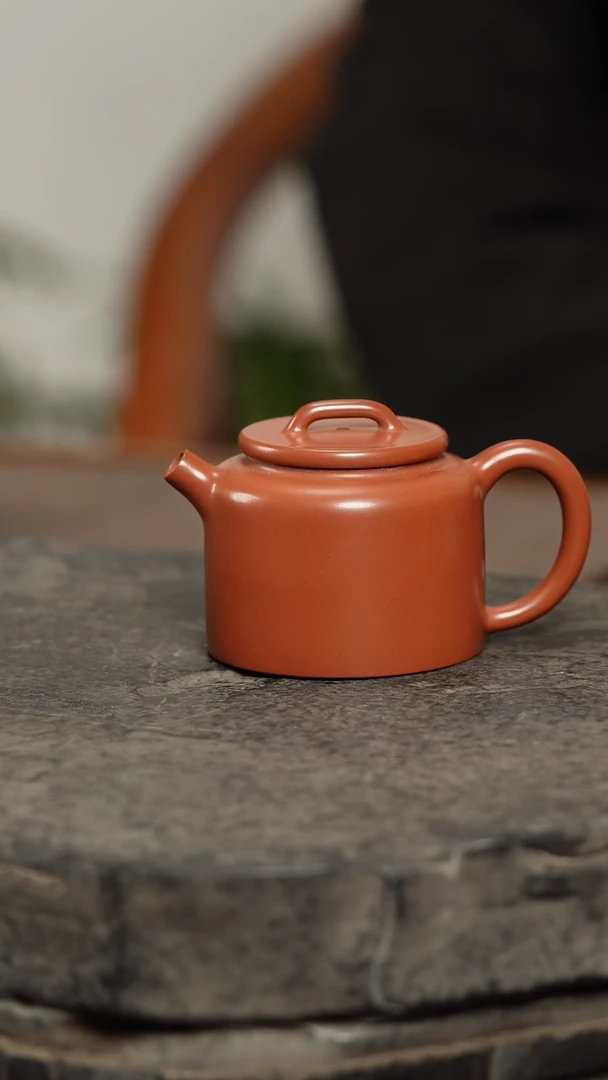 壶汲直原矿泥料全手工精品坭兴陶茶器