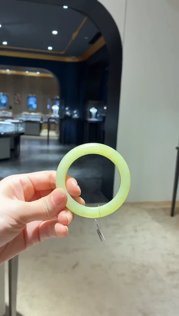 未镶嵌手镯和田玉2**C131【】不退不换圈口54-55