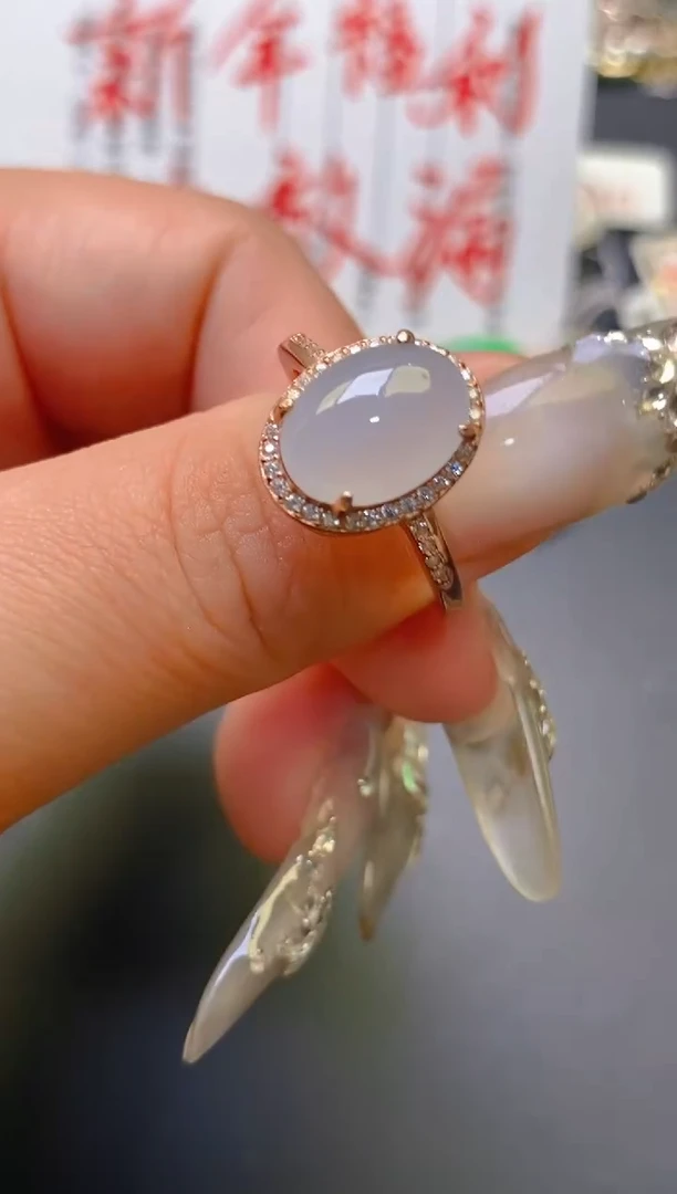 【闪购商品】翡翠耳饰银S925镶嵌天然A货翡翠1