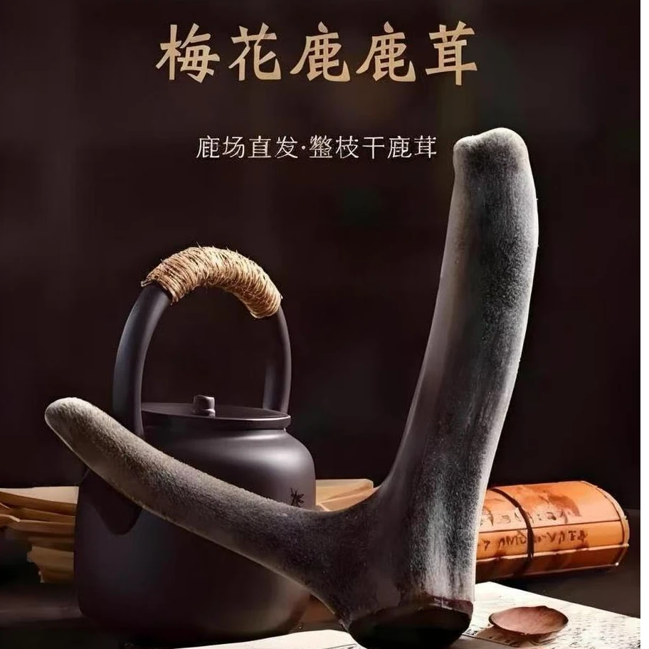 整枝干鹿茸  可搭配礼盒 改价链接 煮水炖汤泡酒