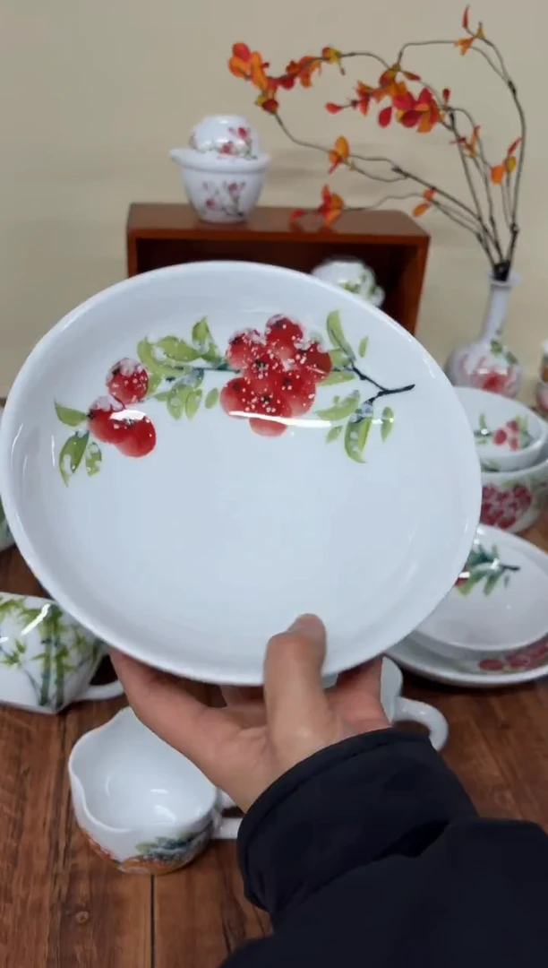 景德镇手绘釉中彩（食品级）大胖碗