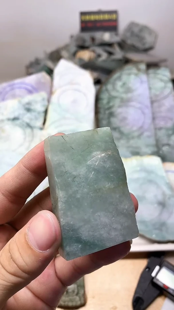 裸石翡翠天然缅甸翡翠A货08