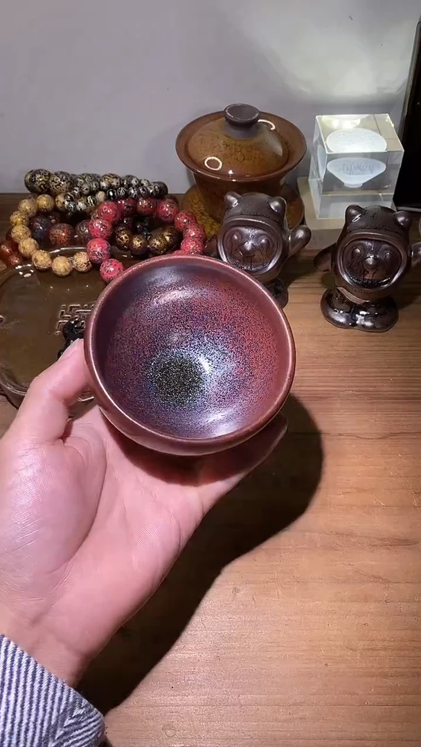 茶盏建阳建盏茶杯一只