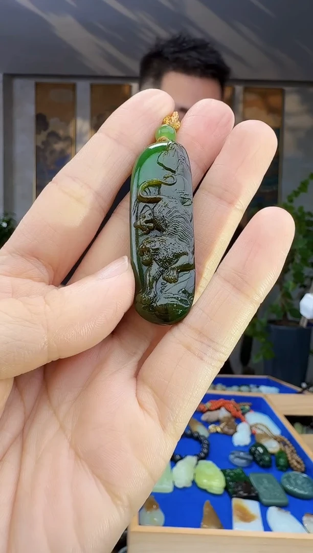 未镶嵌和田玉挂件拍一发一