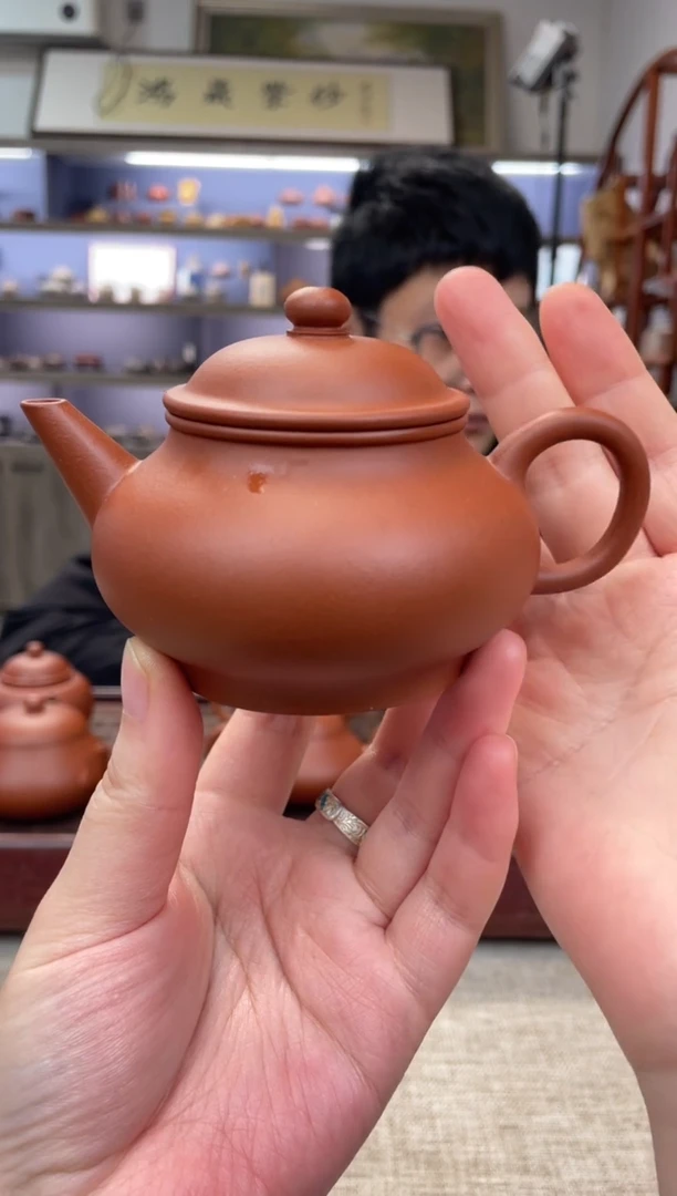 【闪购商品】紫砂茶壶朱泥 孟臣水平