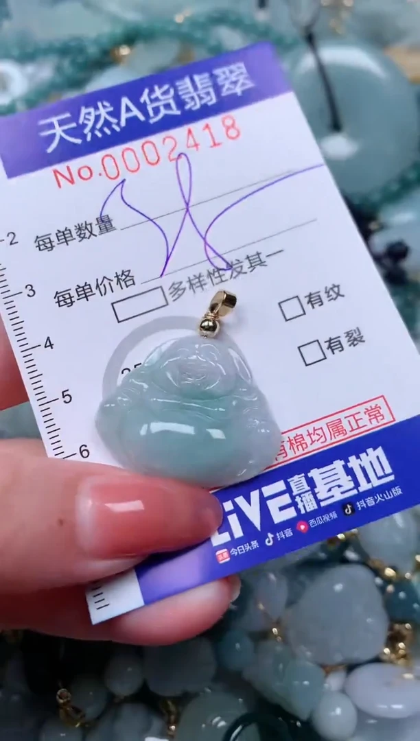 【闪购商品】翡翠颈饰未镶嵌00002418