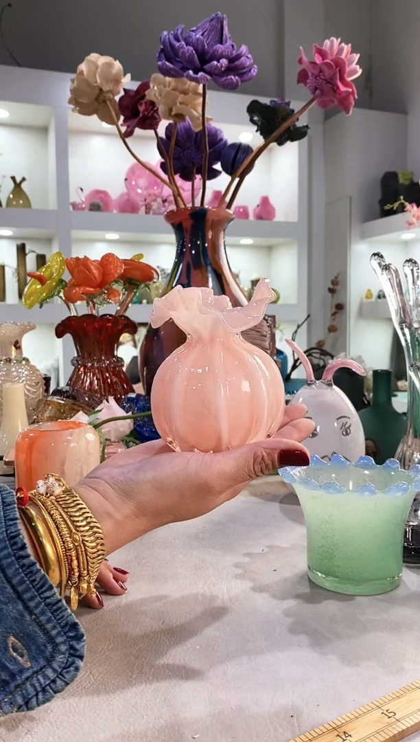 慕忆家手作琉璃花瓶