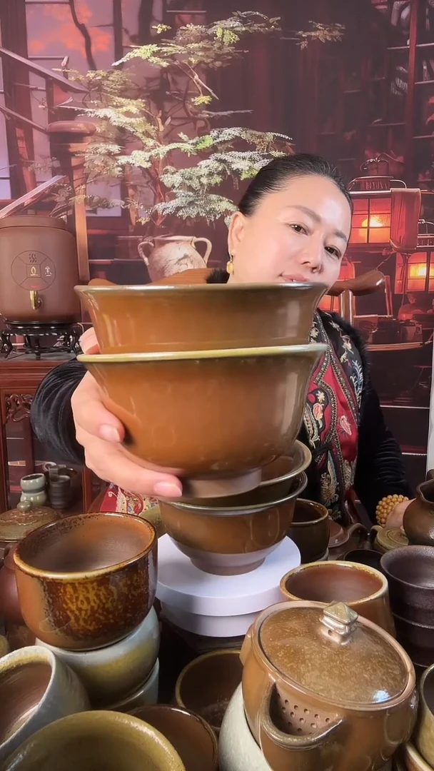 杯胡**?山东儒陶柴烧窑宝大碗