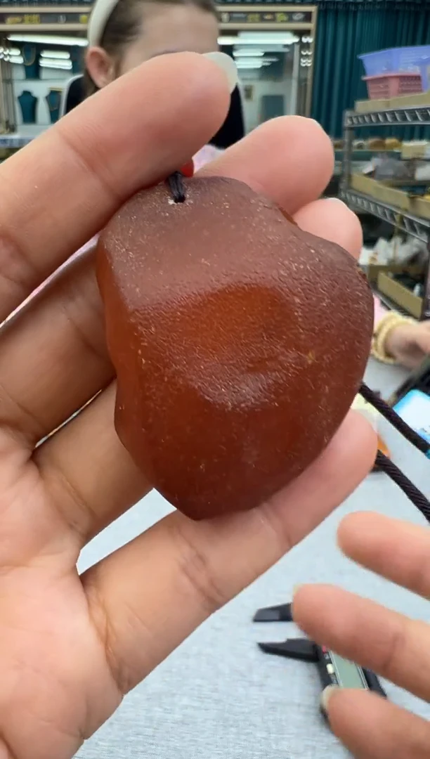 未镶嵌颈饰琥珀158秒拍号假一罚十
