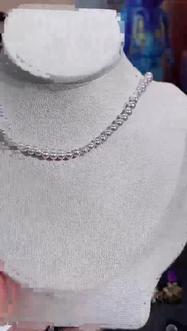 铜合金无925银项链7465