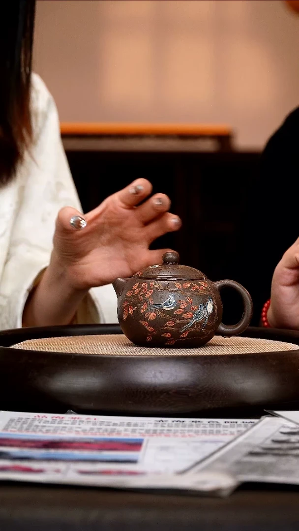 茶壶紫砂SJK92 西施    鲨皮青  220cc