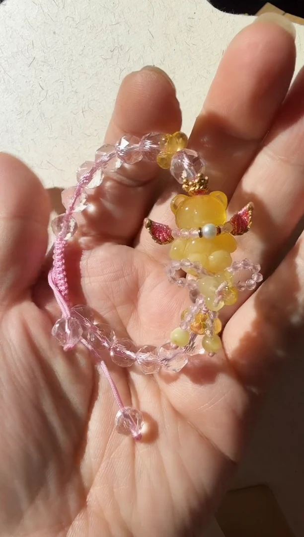 【闪购商品】蜜蜡手链未镶嵌蜜蜡小熊手链多样性发货