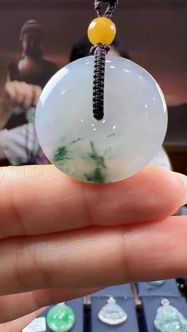 未镶嵌挂件翡翠平安扣