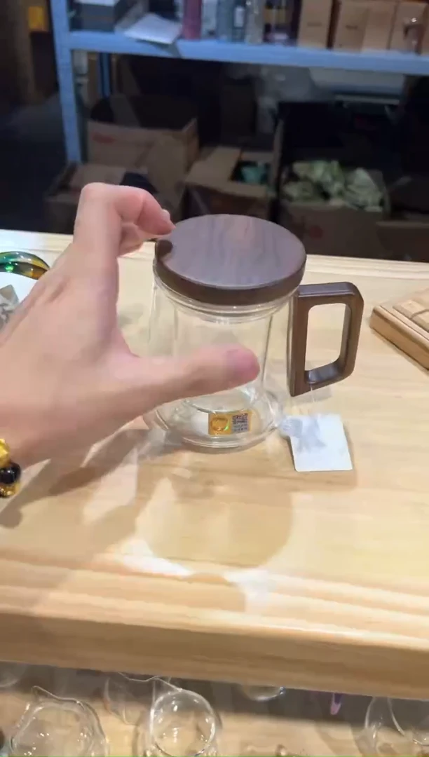 禾器-木笙杯-胡桃木+禾器茶巾