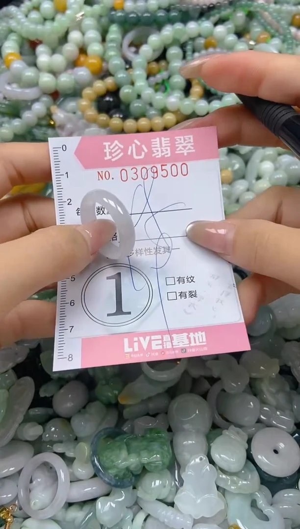 翡翠未镶嵌颈饰闪购0309500