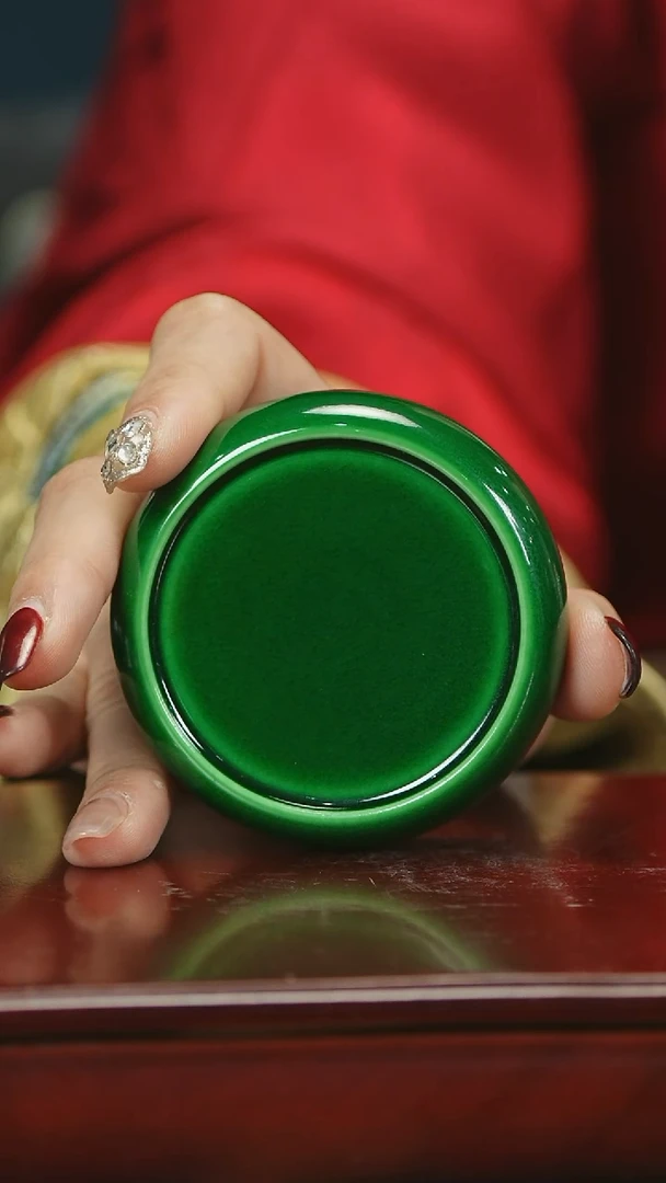 【闪购商品】瓷堂里郎窑绿盖置