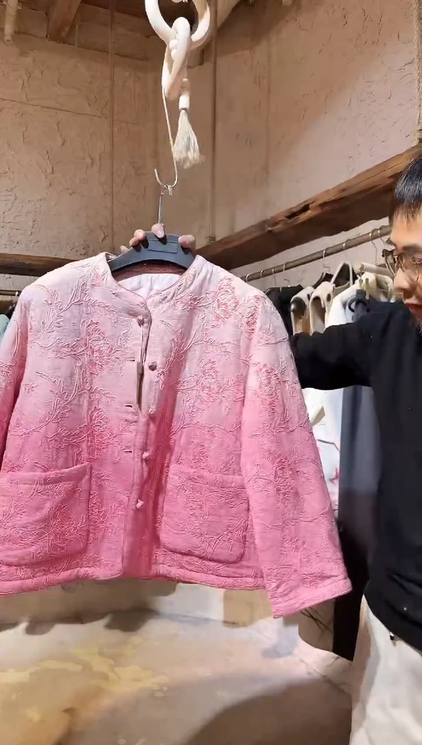 粉染植物染棉服藤曼
